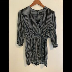 ‎Topshop black and white romper